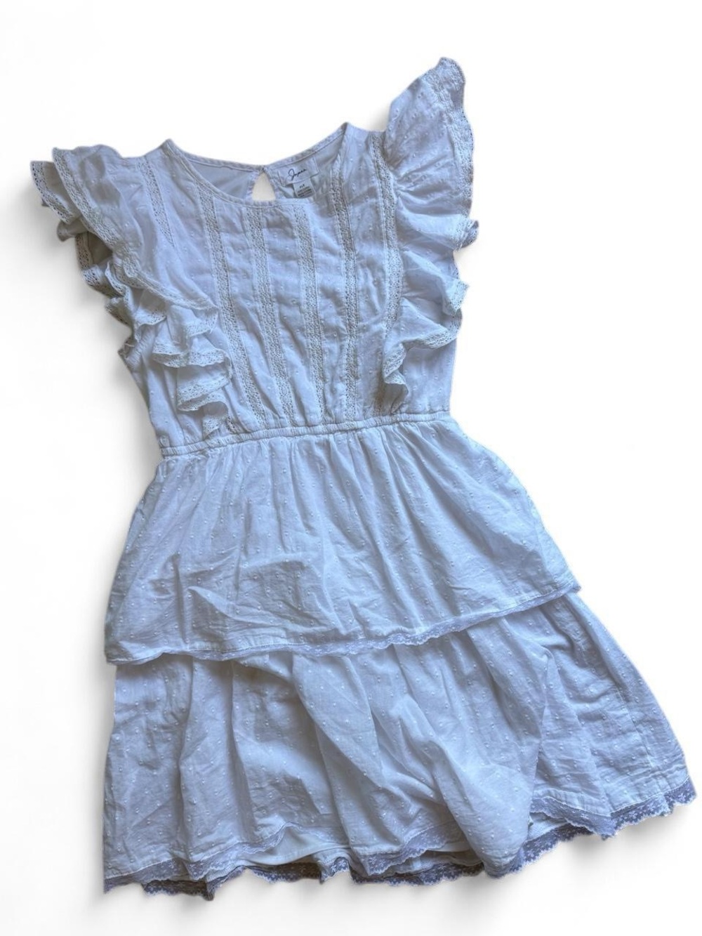 JAPNA Luxury Brand Gorgeous Cotton White Dress in Excellent Condition. So soft